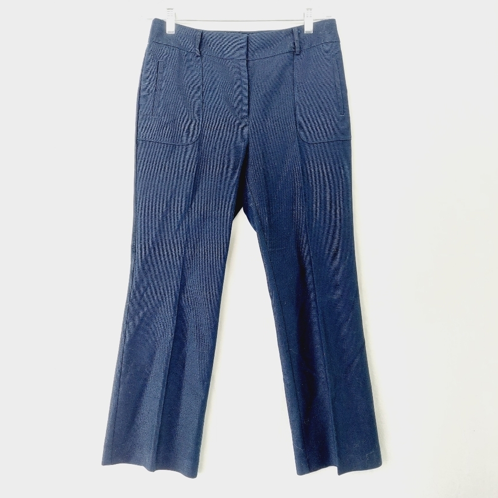Ann Taylor Loft Marisa Trouser Navy Blue Suit Office Pants P2431